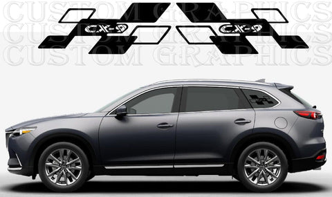 Stickers Compatible with Mazda CX-9 Vinyl Stripes Style Design