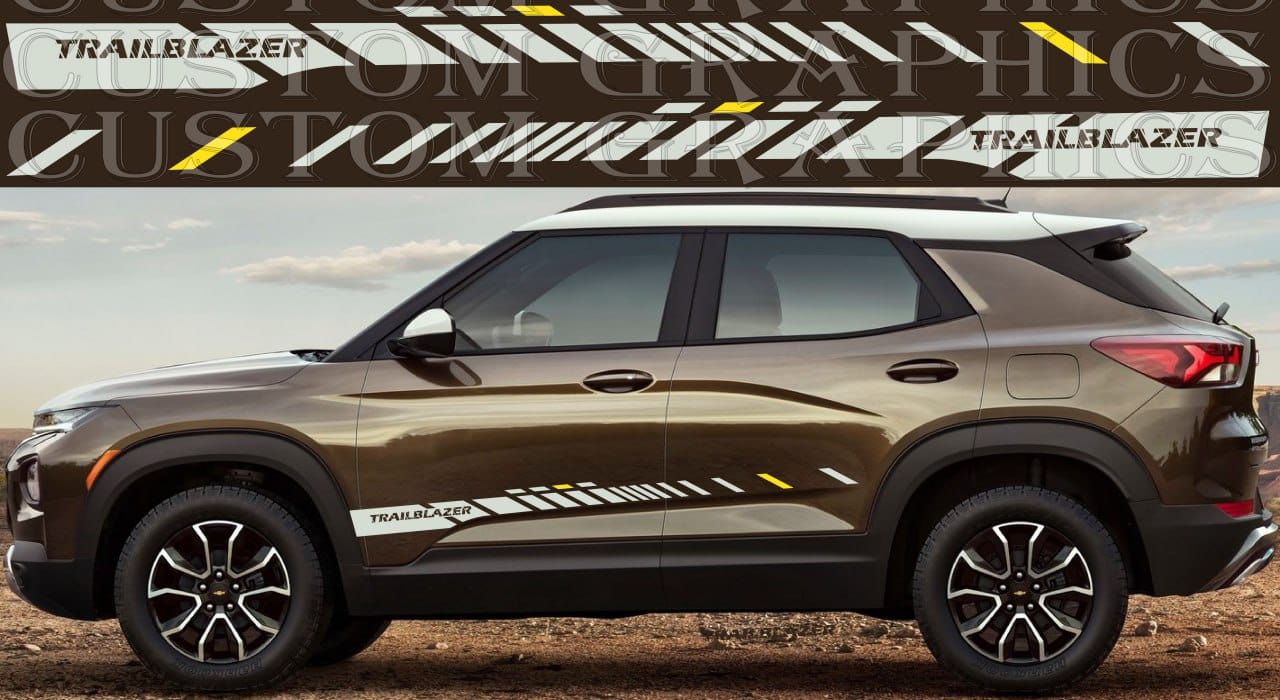 Autocollants en vinyle de style compatibles avec le design de l'homme Chevrolet Trailblazer 