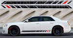 Autocollants en vinyle compatibles avec Chrysler 300 Autocollants en vinyle Kit de carrosserie Style de décalcomanie