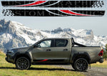 Autocollants en vinyle pour voiture Toyota Hilux Style Design attrayant Kit carrosserie Décalcomanie