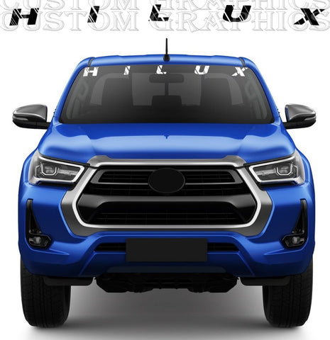 Hood Vinyl Car Stickers for Toyota Hilux Style Logo Design