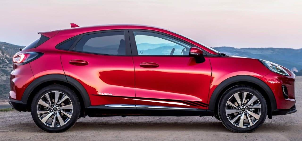 Vinyl Graphics 2 Color Decal Sticker Figure Racing Stripes compatible with Ford Puma