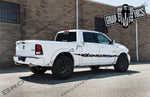 Autocollant bicolore au design unique pour Dodge Ram