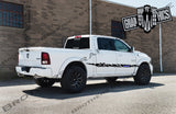 Autocollant bicolore au design unique pour Dodge Ram