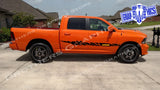 Autocollant bicolore au design unique pour Dodge Ram