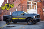 Autocollant bicolore au design unique pour Dodge Ram