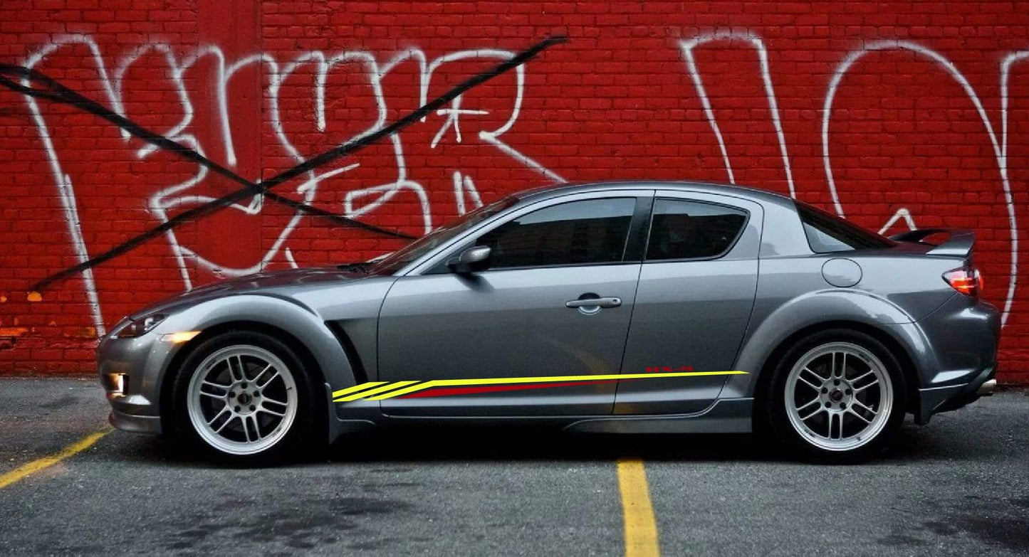 Premium Vinyl Stickers Compatible With Mazda RX-8 Style Design Exclusive car decals