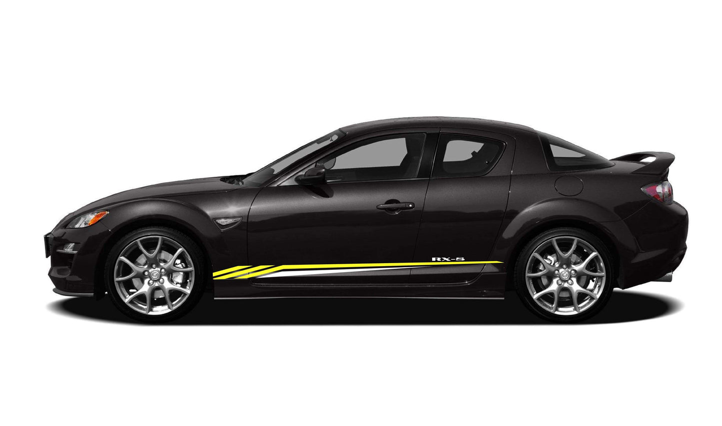 Premium Vinyl Stickers Compatible With Mazda RX-8 Style Design Exclusive car decals