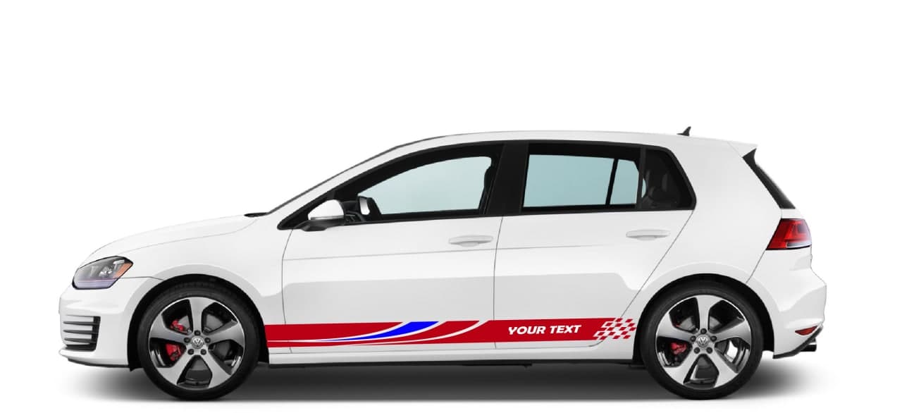 Vinyl Graphics 2 color Design universal sticker decal man graphic for Car Any Vehicle | UNIVERSAL STICKERS