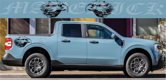 Premium Quality Stickers Compatible with Ford Maverick Eagle Design Decorative car decals