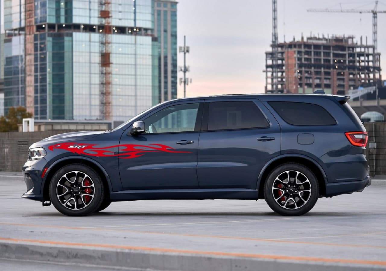 Vinyl Graphics 2 color Eagle Graphic Vinyl Stripes Compatible with Dodge Durango