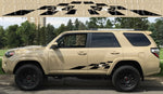 Vinyl Graphics 2 Color Finish Design Vinyl Stripes Compatible with Toyota 4Runner TRD-Pro 2022-4X4