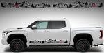 Vinyl Graphics 2 color Mountain PRO Design Vinyl Stripes Compatible With Toyota Tundra 2002-2022