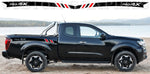 Vinyl Graphics 2 Color Rear Up Design Vinyl Stripes Compatible With Nissan Navara 2002-2022