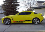 2 Color Sticker Vinyl Stripes Decals For Mazda RX-8