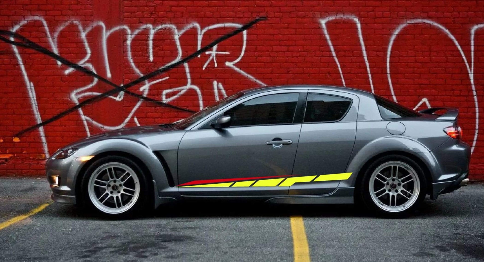 Premium Vinyl Stickers Compatible With Mazda RX-8 Personalized Design Exclusive car decals