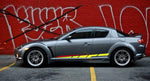 2 Color Sticker Vinyl Stripes Decals For Mazda RX-8