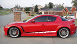 2 Color Sticker Vinyl Stripes Decals For Mazda RX-8