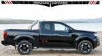 Vinyl Graphics 2 Color Style Line Design Vinyl Stripes Compatible With Nissan Navara 2002-2022