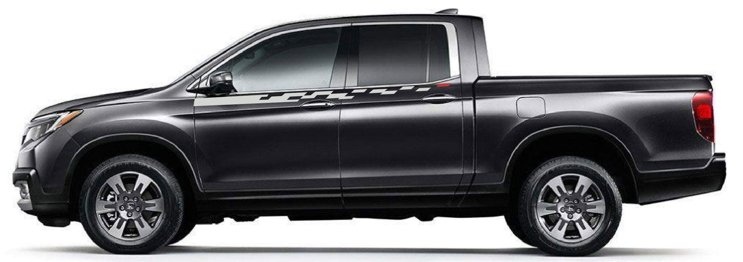 Vinyl Graphics 2 Color Up Graphics Vinyl Stickers Compatible With Honda Ridgeline
