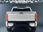 Vinyl Graphics 2 color window Design Vinyl Stripes Compatible With Toyota Tundra TRD OFF ROAD