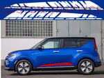 Vinyl Graphics 2 colors Design Decal Sticker Vinyl Side Racing Stripes Compatible with Kia Soul