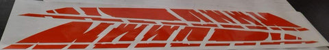 Vinyl Graphics 2 colors Design Decal Sticker Vinyl Side Racing Stripes Compatible with Kia Soul