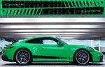 Vinyl Graphics 2 colors detal Design Vinyl Sticker Compatible With Porsche 911 GT3 Carrera GT3 RS