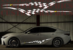 Vinyl Graphics 2 Colors Finish Design Stickers Compatible with Lexus IS500