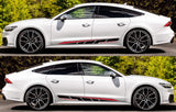 2 Colors Stickers Custom Graphic Decals for AUDI A7 - Brothers-Graphics