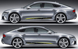 2 Colors Stickers Custom Graphic Decals for AUDI A7 - Brothers-Graphics