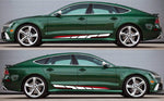 2 Colors Stickers Custom Graphic Decals for AUDI A7 - Brothers-Graphics