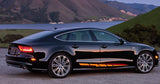 2 Colors Stickers Custom Graphic Decals for AUDI A7 - Brothers-Graphics