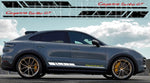 Vinyl Graphics 2x Color Block Design Vinyl Sticker Compatible With Porsche Cayenne