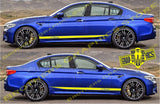 2x Decal Sticker Vinyl bmw m5 racing stripes - Brothers-Graphics