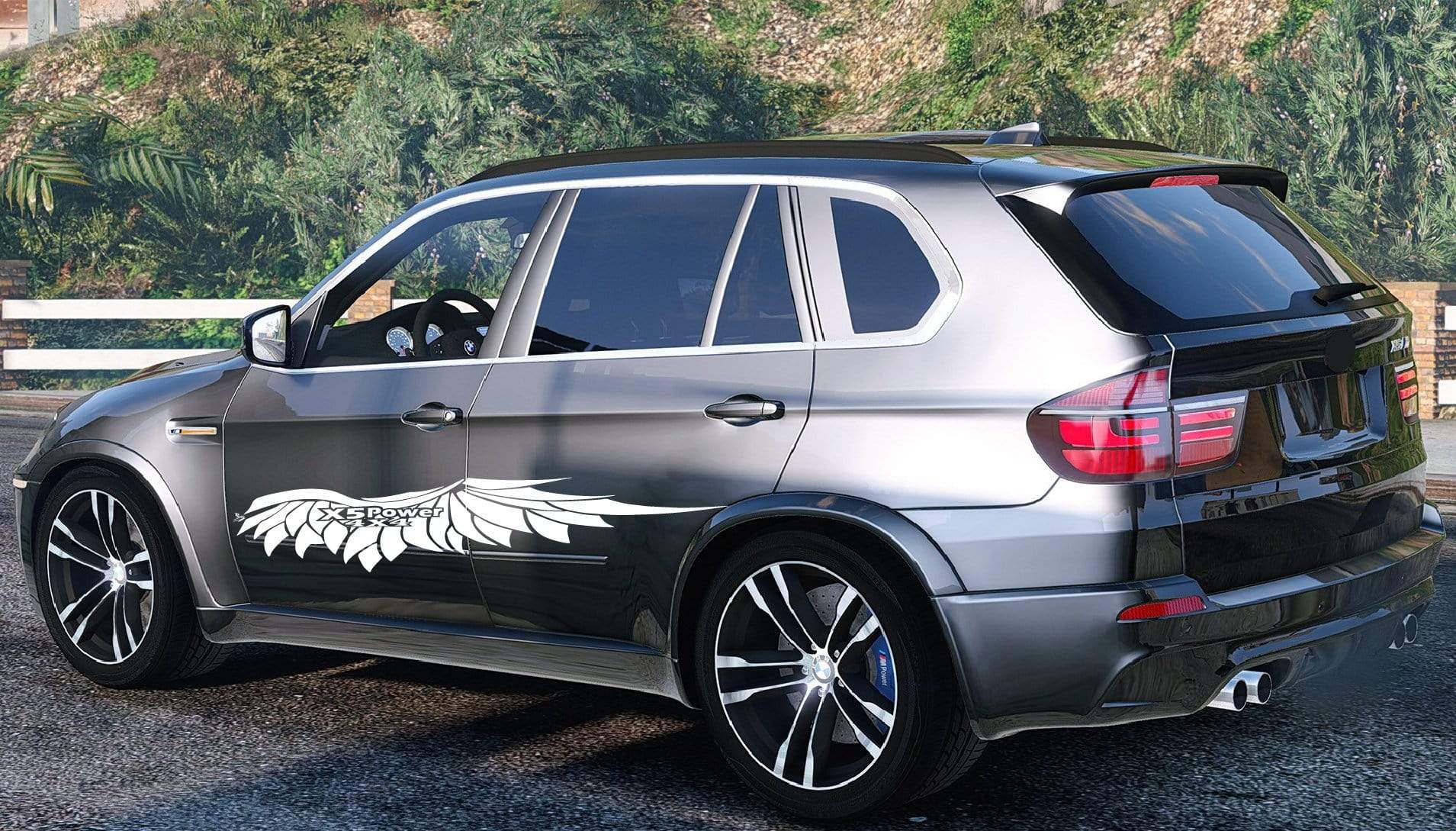 Pair Vinyl Graphics Decals For BMW X5 - Brothers-Graphics