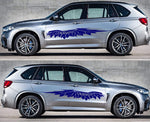 Pair Vinyl Graphics Decals For BMW X5 - Brothers-Graphics
