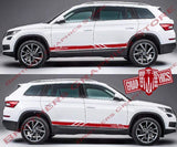 2x Decal Sticker Vinyl Racing Stripes for Skoda Kodiaq - Brothers-Graphics