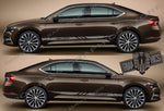 2x Decal Sticker Vinyl Racing Stripes for Skoda Superb - Brothers-Graphics