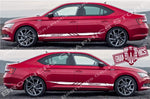 2x Decal Sticker Vinyl Racing Stripes for Skoda Superb - Brothers-Graphics
