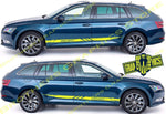 2x Decal Sticker Vinyl Racing Stripes for Skoda Superb - Brothers-Graphics
