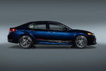 Vinyl Graphics 2x Decal Sticker Vinyl Side Racing Stripes Compatible with Toyota Camry Tribal Graphic