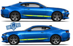 2x Decal Sticker Vinyl Side Racing Stripes for Chevrolet Camaro - Brothers-Graphics