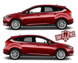 2x Decal Sticker Vinyl Side Racing Stripes for Ford Focus - Brothers-Graphics