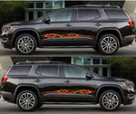 2x Decal Sticker Vinyl Side Racing Stripes for GMC Acadia - Brothers-Graphics