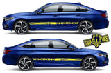 2x Decal Sticker Vinyl Side Racing Stripes for Honda Accord - Brothers-Graphics