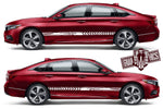 2x Decal Sticker Vinyl Side Racing Stripes for Honda Accord - Brothers-Graphics