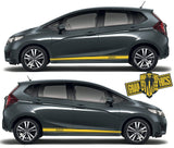2x Decal Sticker Vinyl Side Racing Stripes for Honda Jazz - Brothers-Graphics