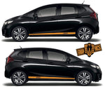 2x Decal Sticker Vinyl Side Racing Stripes for Honda Jazz - Brothers-Graphics