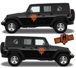 2x Decal Sticker Vinyl Side Racing Stripes for Jeep Wrangler - Brothers-Graphics